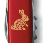 Швейцарский нож Victorinox SPARTAN ZODIAC 91мм/12 функций, красные накладки, Бенгальский Кролик бронзовый - изображение 3