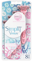 Zestaw jednorazowych maszynek do golenia Gillette Venus Simply 8 szt. (7702018465767) - obraz 1