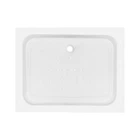 Душевой поддон Lidz KAPIELKA ST100x80х14 низкий, прямоугольный, диаметр слива 52 мм