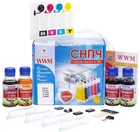 Система БПЧ WWM для Canon Pixma IP1800/IP1900/IP2600 + чорнило (4х100 г) (IS.0116)