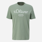 T-shirt męski bawełniany s.Oliver 10.3.11.12.130.2152232-72D1 M Miętowy (4099975524235) - obraz 5