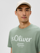 T-shirt męski bawełniany s.Oliver 10.3.11.12.130.2152232-72D1 2XL Miętowy (4099975524266) - obraz 4