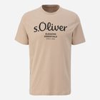 T-shirt męski bawełniany s.Oliver 10.3.11.12.130.2152232-82D1 L Beżowy (4099975524303) - obraz 5