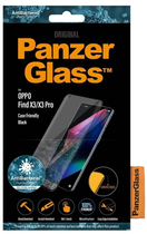 Szkło hartowane Panzer Glass Case Friendly do smartfonu OPPO Find X3/X3 Pro/X5 Pro antybakteryjne Black (5711724070815) - obraz 1