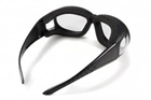 Очки защитные с уплотнителем Global Vision Outfitter (clear) Anti-Fog, прозрачные - изображение 3