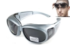 Окуляри захисні з ущільнювачем Global Vision Outfitter Metallic (gray) Anti-Fog, чорні в сірій оправі - зображення 5