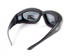 Окуляри захисні з ущільнювачем Global Vision Outfitter (gray) Anti-Fog, чорні - зображення 4