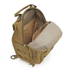 Тактический армейский рюкзак 6л, (28х18х13 см) Oxford 600D, B14, Песок - изображение 8