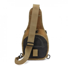 Тактический армейский рюкзак 6л, (28х18х13 см) Oxford 600D, B14, Песок - изображение 13