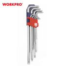 Набір ключів шестигранних метричних з довгим важелем WORKPRO (9шт.) TORX S2 PRO WP222003