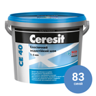 Фуга для швів Ceresit СЕ 40 Aquastatic 83 синій 2 кг