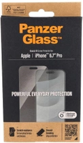 Захисне скло Panzer Glass Classic Fit для Apple iPhone 15 Pro Max (5711724028083) - зображення 4