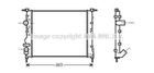 Радиатор охлаждения двигателя AVA COOLING RTA2218 Renault Clio, Kangoo, Scenic, Megane; Dacia Logan 7700836301, 7701352603, 7701352896