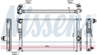 Радіатор охолодження двигуна NISSENS 60815 BMW 4 Series, 3 Series, 2 Series, 1 Series 17117600516, 17117600523, 7600516