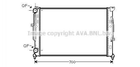 Радіатор охолодження двигуна AVA COOLING AI2189 Volkswagen Passat; Audi A6; Skoda Superb 8D0121251AT, 8D0121251BA, 8D0121251BJ