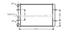 Радиатор охлаждения двигателя AVA COOLING AI2155 Volkswagen Golf, Bora; Audi A3, TT; Skoda Octavia; Seat Toledo, Leon 1J0121253A, 1J0121253AD, 1J0121253AF