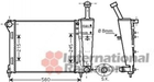Радиатор охлаждения двигателя Van Wezel 17002345 Fiat 500, Panda; Ford KA 1559504, 51787115, 1814153