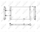 Радіатор охолодження двигуна NRF 53757 Nissan Qashqai 21400JD70A, 21400JD70B, 21400JD71A