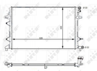 Радиатор охлаждения двигателя NRF 59118 Volkswagen Jetta 1K0121251EB