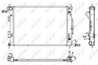 Радиатор охлаждения двигателя NRF 53172 Hyundai Elantra; KIA Soul, Cerato 253103X101