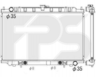 Радіатор охолодження двигуна FPS FP 50 A603 Nissan Maxima 2146031U00, 21410OL710, 21410OL700