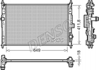 Радиатор охлаждения двигателя DENSO DRM21103 Peugeot 308; Citroen C4 1610017680