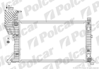 Радіатор охолодження двигуна Polcar 506208A2 Mercedes Sprinter A9015003100