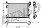 Радиатор охлаждения двигателя DENSO DRM01005 50512102