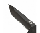 Нож складной SOG SOG-TAC Automatic , Black TiNi/Partically Serrated (SOG ST-04) - изображение 3