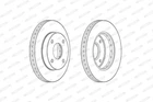 Тормозные диски FERODO DDF2134C Mitsubishi Lancer 40206JX00A, 402063LG0A, D02063LG0B