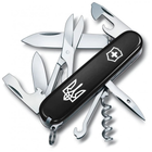 Нож Victorinox Climber Ukraine Black Тризуб (1.3703.3_T0010u)