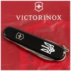 Нож Victorinox Spartan Ukraine Black Тризуб (1.3603.3_T0010u) - изображение 2