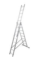 Лестница трехсекционная алюминиевая VIRASTAR TRIOMAX 3х9 ступеней (VTL039)