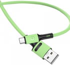 Kabel Usams U52 USB Typ-C 2A Fast Charge 1m Zielony (6958444989051) - obraz 1