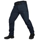 Тактичні зимові штани Camotec SoftShell Vent Темно-Сині XL - зображення 1
