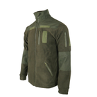 Кофта Флісова хакі з Липучками (Велкро Панелі) Military Khaki розмір 48 - зображення 2