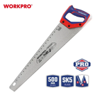 Ножовка по дереву WORKPRO 500 мм 7TPI SK5 PRO WP215007