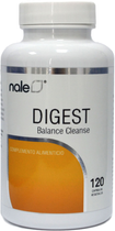 Натуральна харчова добавка Nale Digest Balance Cleanse 575 мг 120 капсул (8423073087884) - зображення 1
