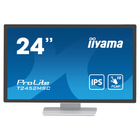 Монітор РК 23.8" Iiyama T2452MSC-W1 IPS 1920х1080 60Гц безрамковий/сенсорний екран Білий