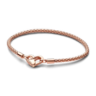 Серебряный рельефный браслет "Сердце".16