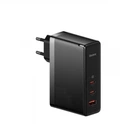 Мережевий ЗП Type-C 1m Baseus GaN5 Pro Fast Charger 2C+U 140W EU Black CCGP100201