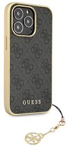 Etui plecki Guess 4G Charms Collection do Apple iPhone 14 Pro Max Grey (3666339169893) - obraz 3