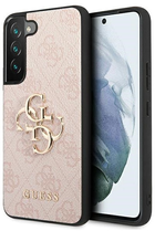 Панель Guess Hardcase 4G Big Metal Logo для Samsung Galaxy S22 Рожевий (3666339046712)