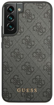 Панель Guess Hardcase 4G Metal Gold Logo для Samsung Galaxy S22 Сірий (3666339042653) - зображення 2