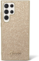 Панель Guess Glitter Script для Samsung Galaxy S23 Ultra Золотий (3666339114800) - зображення 2