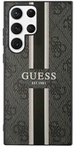 Etui plecki Guess 4G Printed Stripe do Samsung Galaxy S23 Ultra Black (3666339117450) - obraz 3