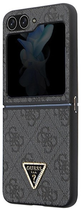 Панель Guess Leather 4G Diamond Triangle для Samsung Galaxy Z Flip 5 Чорний (3666339173890) - зображення 3