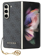 Etui plecki Guess 4G Charms Collection do Samsung Galaxy Z Fold 5 Grey (3666339171988) - obraz 1