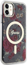 Панель Guess Flower MagSafe для Apple iPhone 11 Хакі (3666339126759) - зображення 3