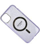 Etui plecki Guess Glitter Gold MagSafe do Apple iPhone 11 Purple (3666339125608) - obraz 2
